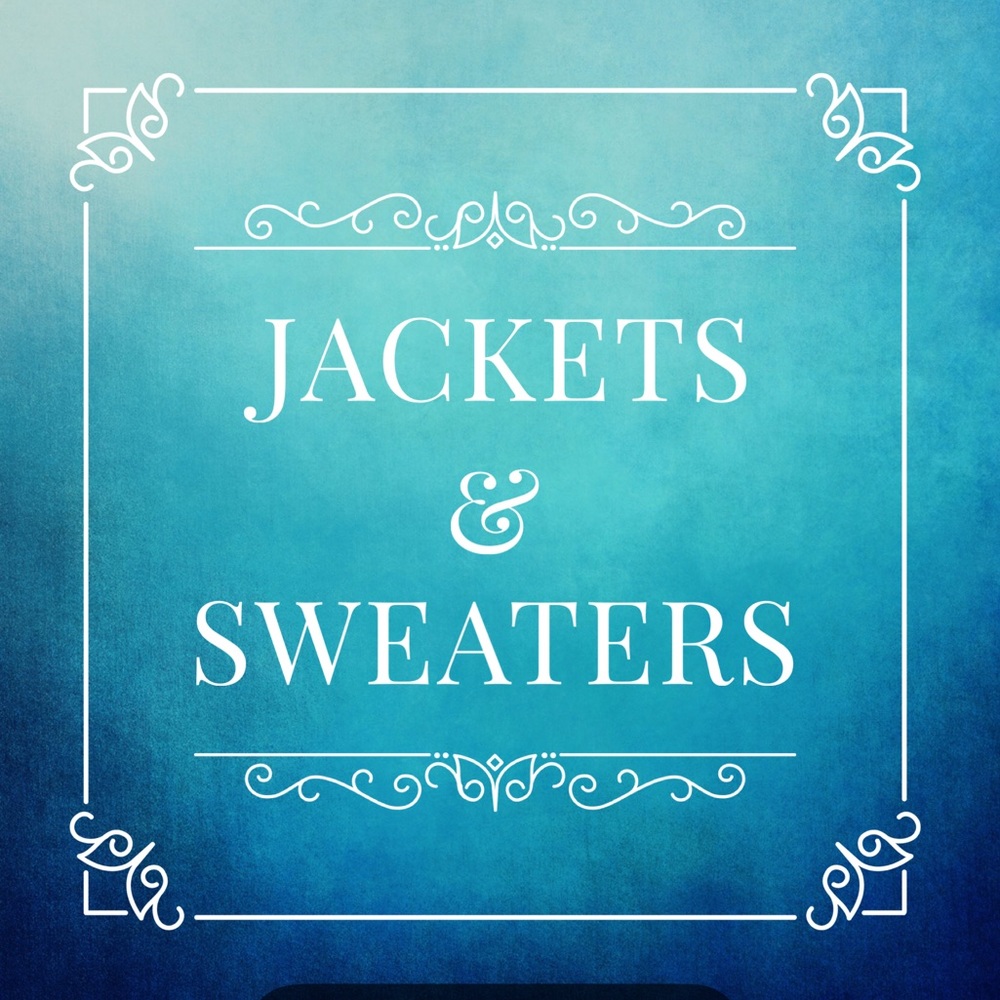 Jacket & Sweater Listings Below!